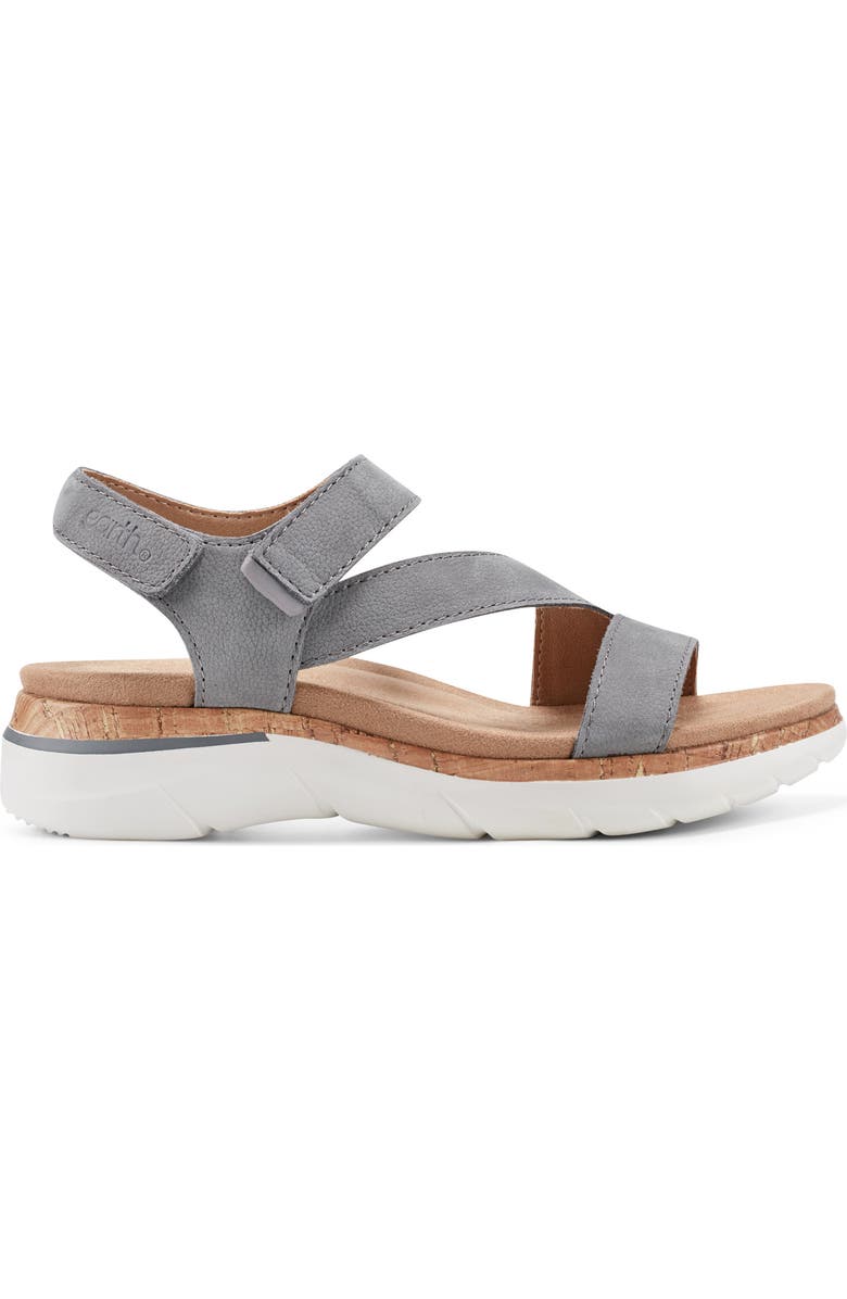 Earth<sup>®</sup> Roni Ankle Strap Sandal, Alternate, color, Grey