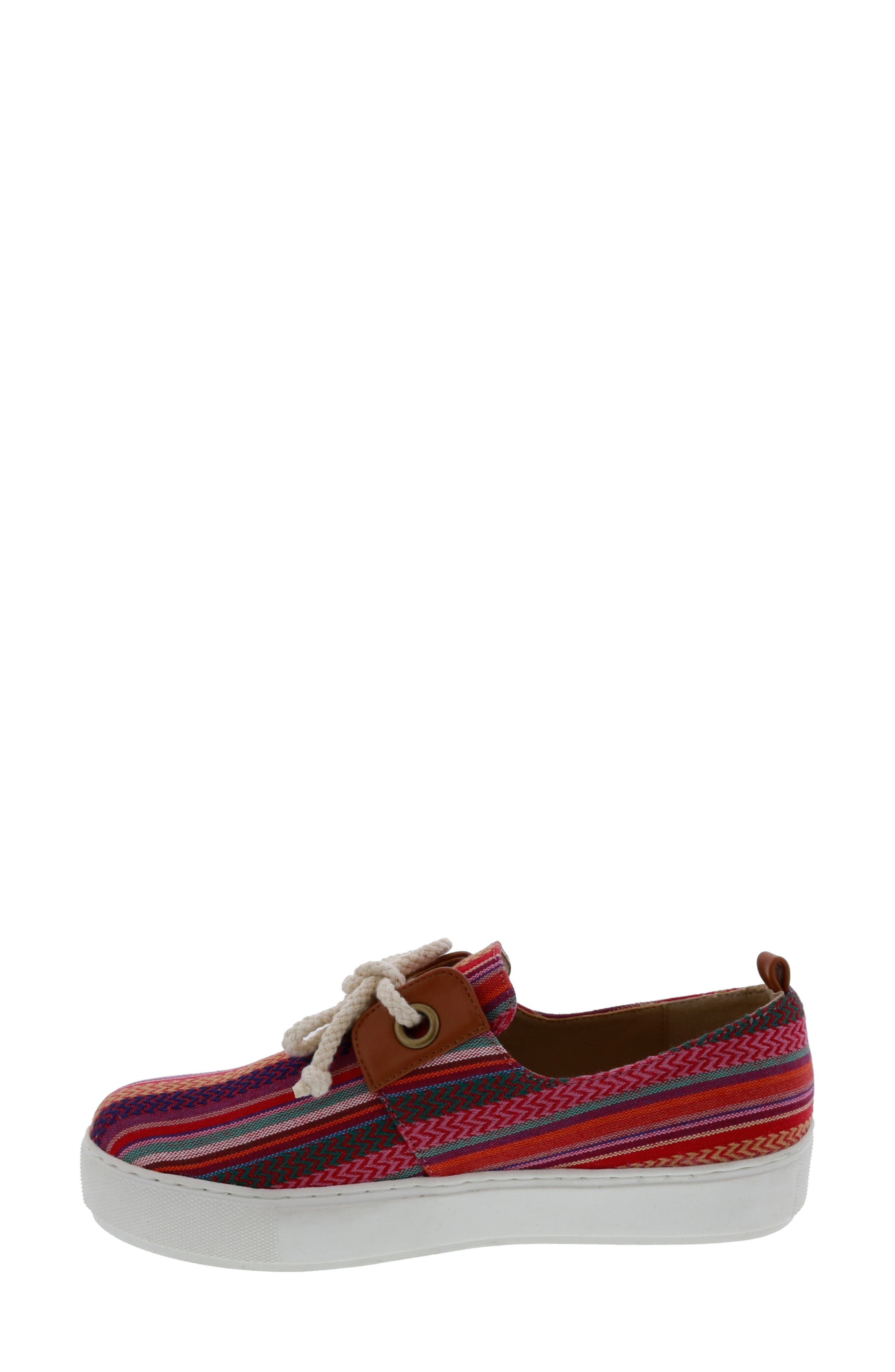 Armistace Sneaker, Alternate, color, PINK MULTI STRIPE