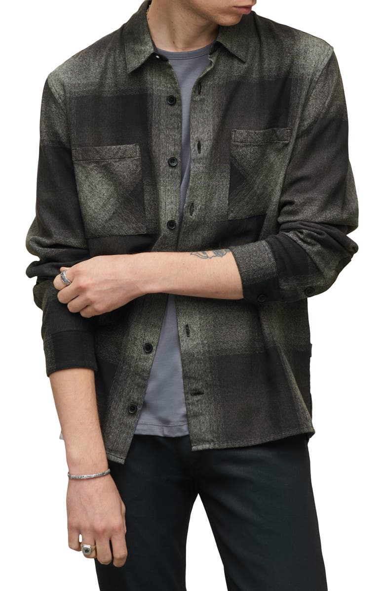 John Varvatos Cole Regular Fit Cotton Button-Up Shirt, Alternate, color, 