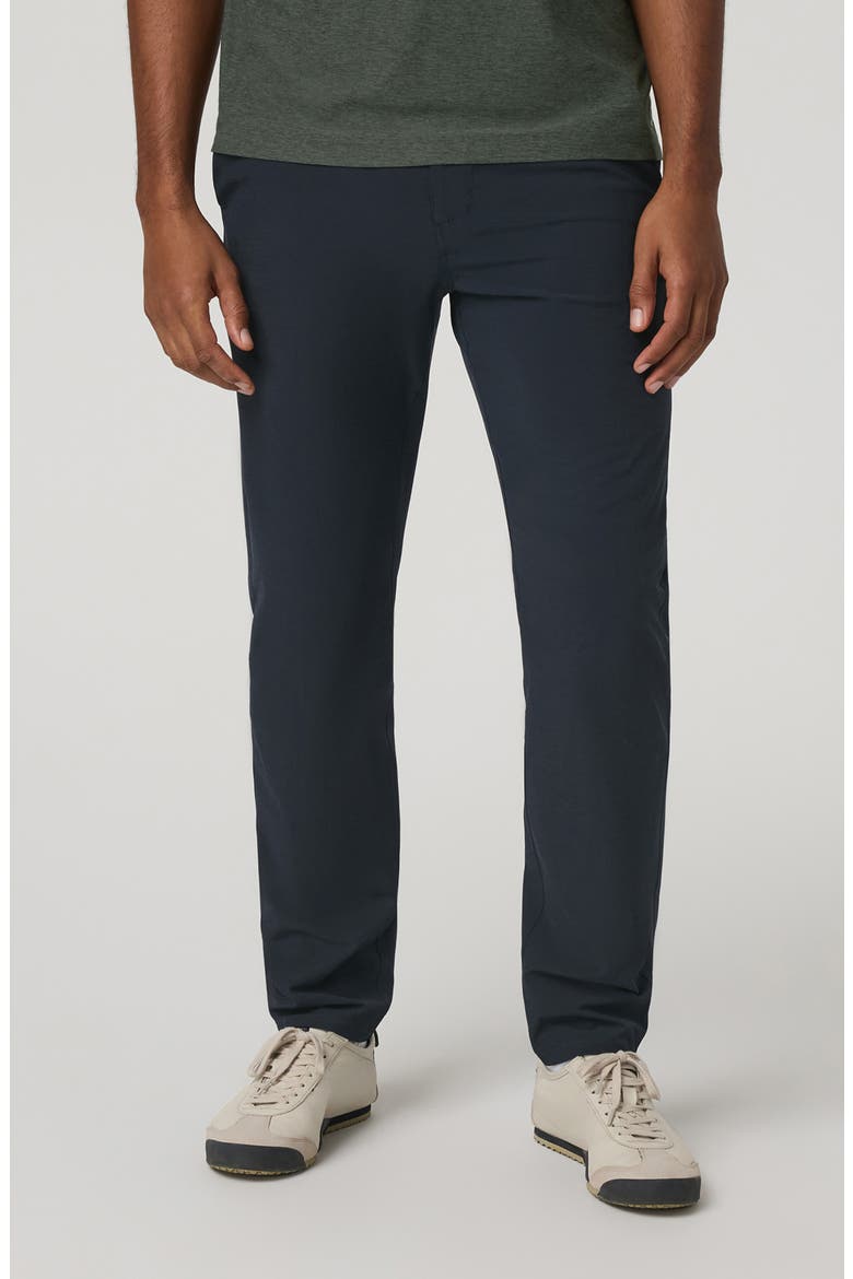 Aim Slim Fit Trouser Pants, Main, color, NAVY LINEN TEXTURE