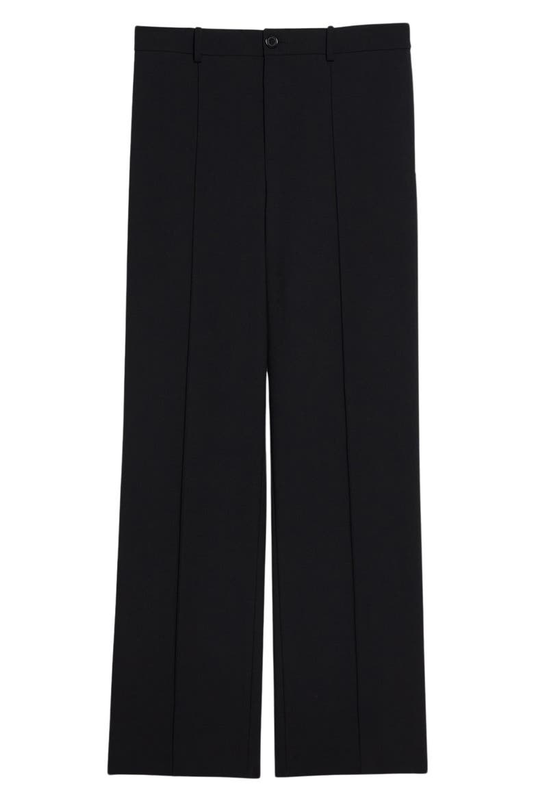 Relaxed Fit Stretch Twill Pants, Alternate, color, BLACK