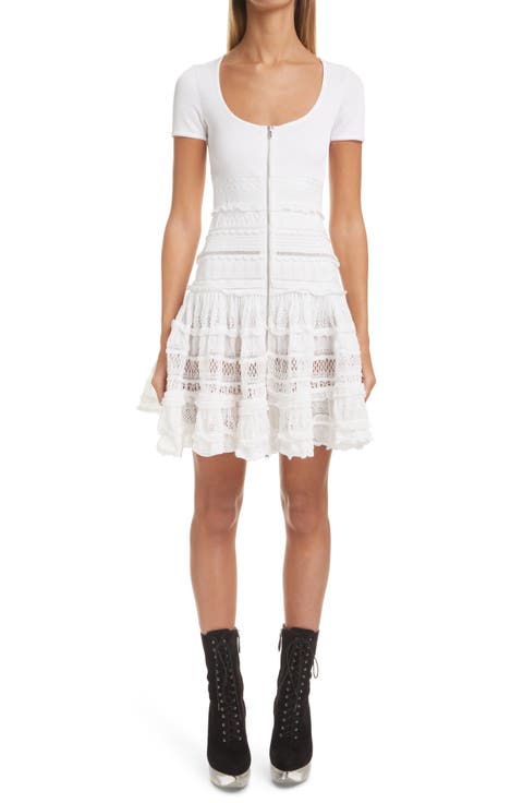 Crinoline Fit & Flare Sweater Dress