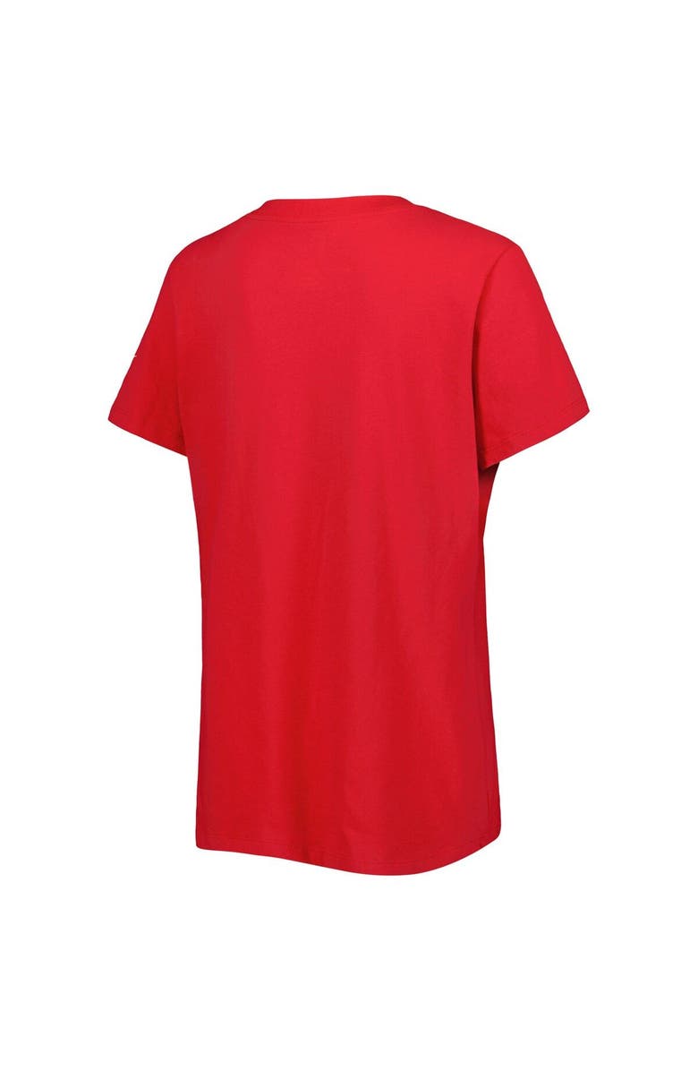 Nike Women's Nike Red Brooklyn Nets Local Performance V-Neck T-Shirt, Alternate, color, Red