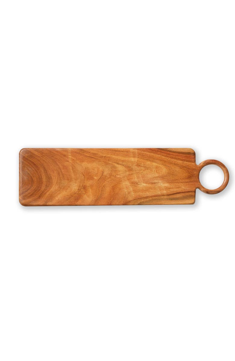 tag Loop Paddle Board Serving Tray - Natural Wood Hand Wash Only, Main, color,
