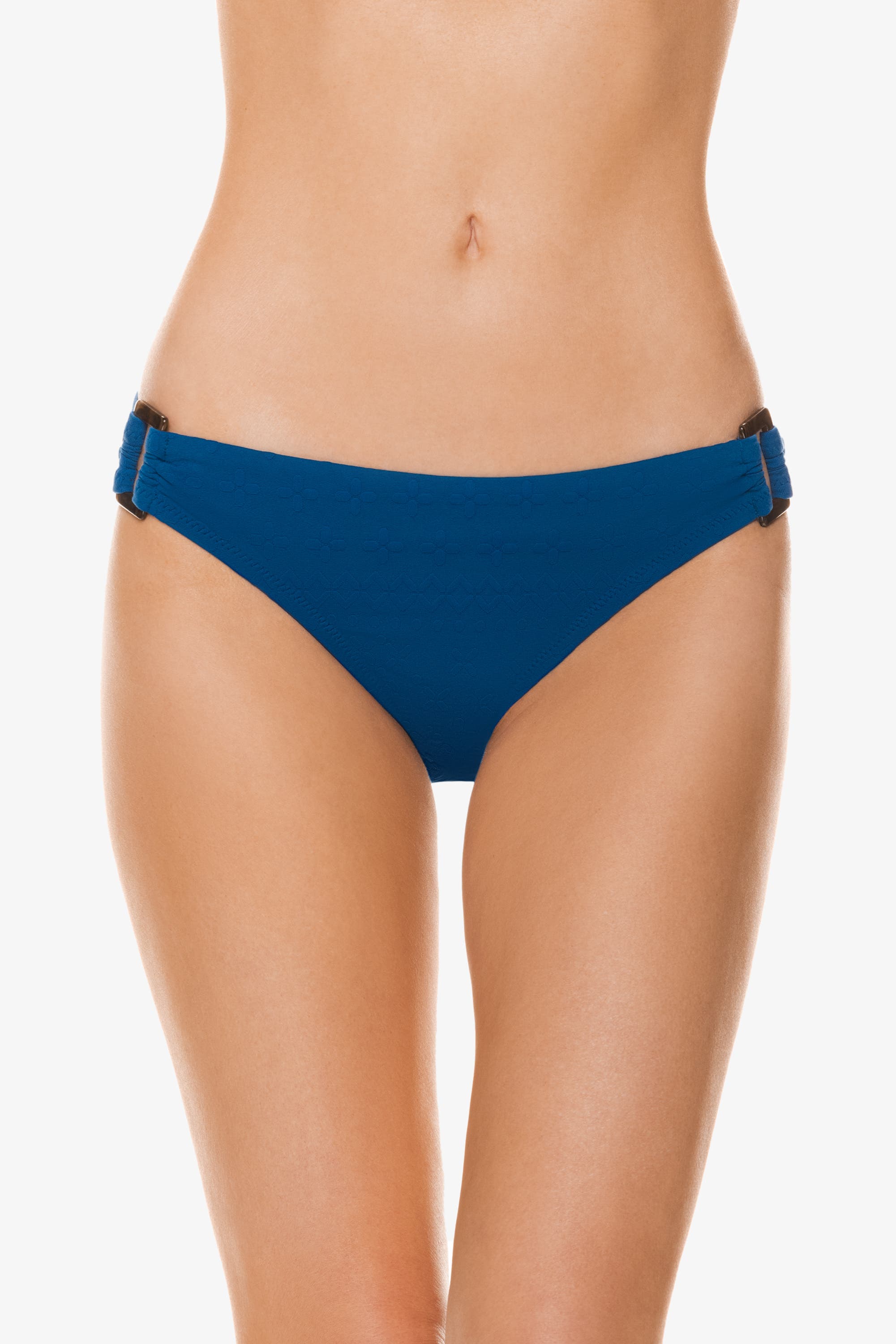 Jacquard Textured Marine Blue