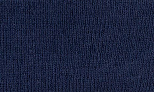 Nike Swoosh Pom Beanie & Gloves Set In Blue