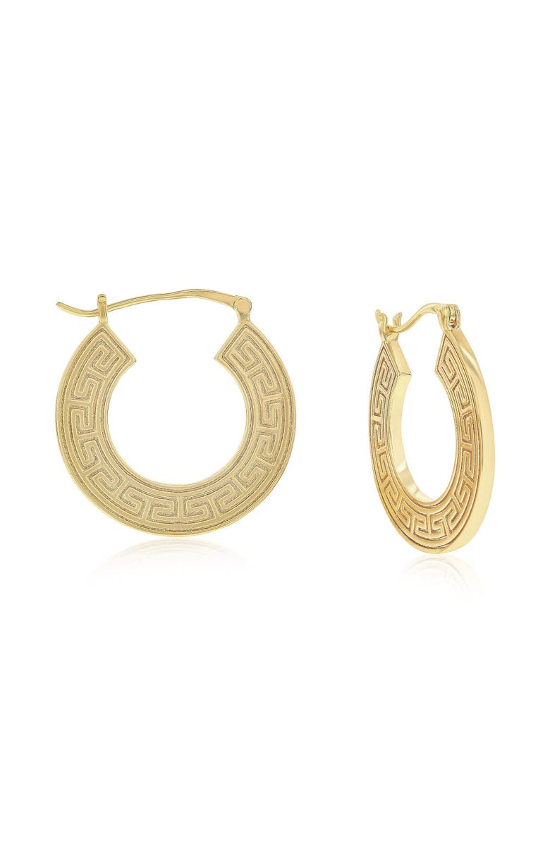 Donatello Gian Greek Designed Hoop Earrings, Main, color,