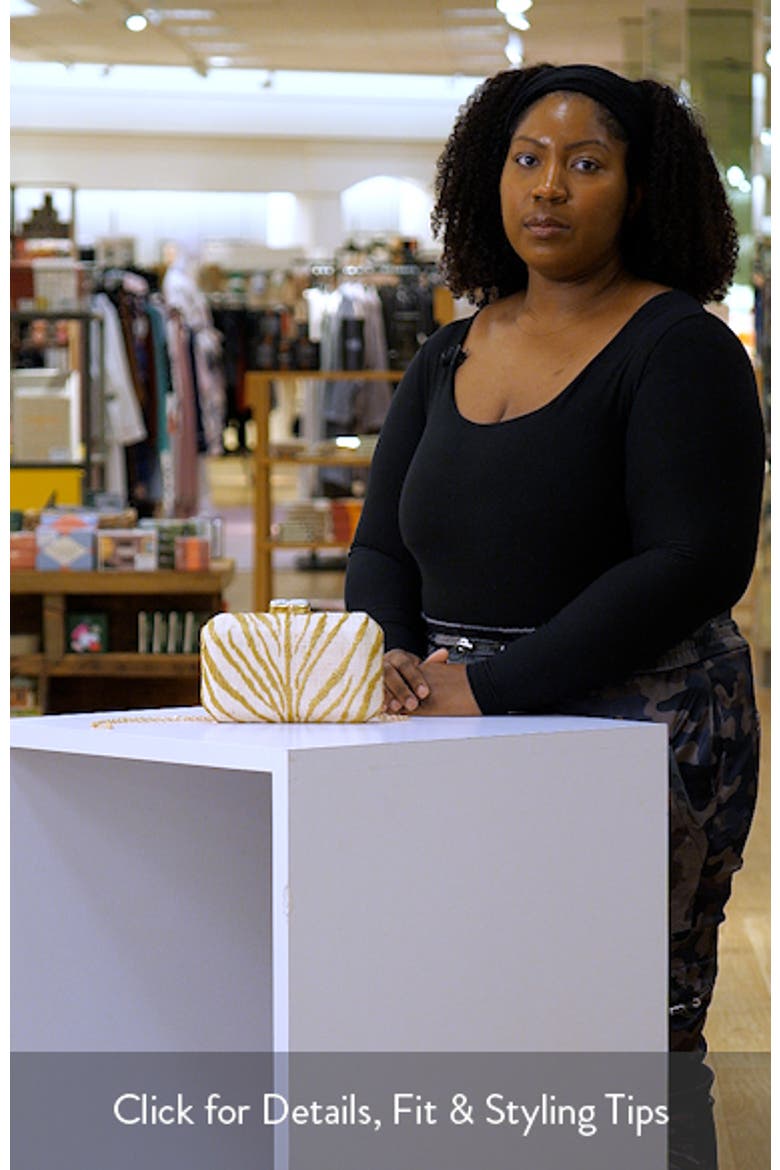 Le Zoo Raffia Clutch video