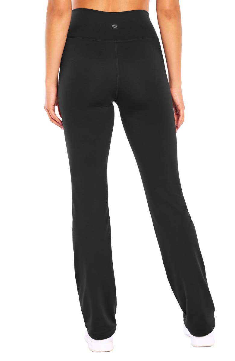 BALANCE COLLECTION Barely Flare Pants, Alternate, color, Black