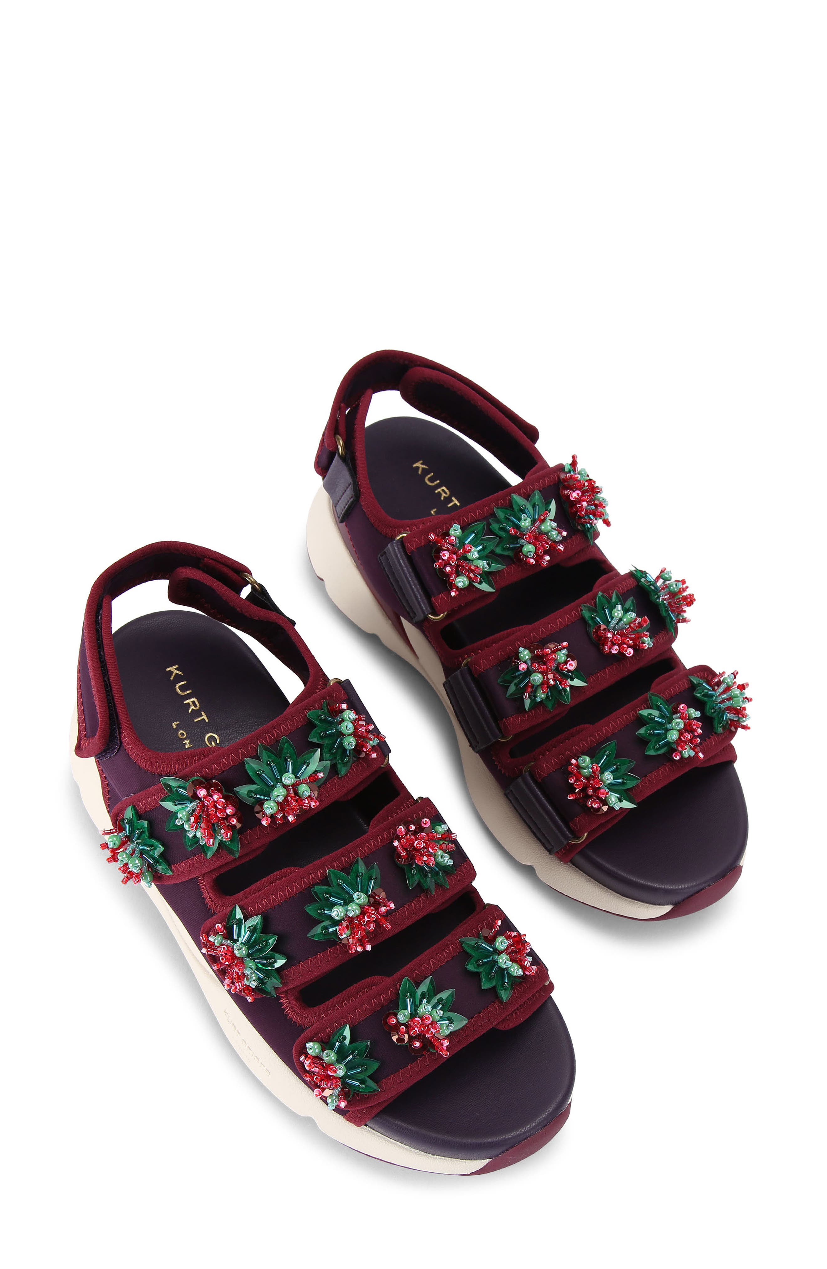 Kurt Geiger London Beaded Slingback Sandal, Alternate, color, 