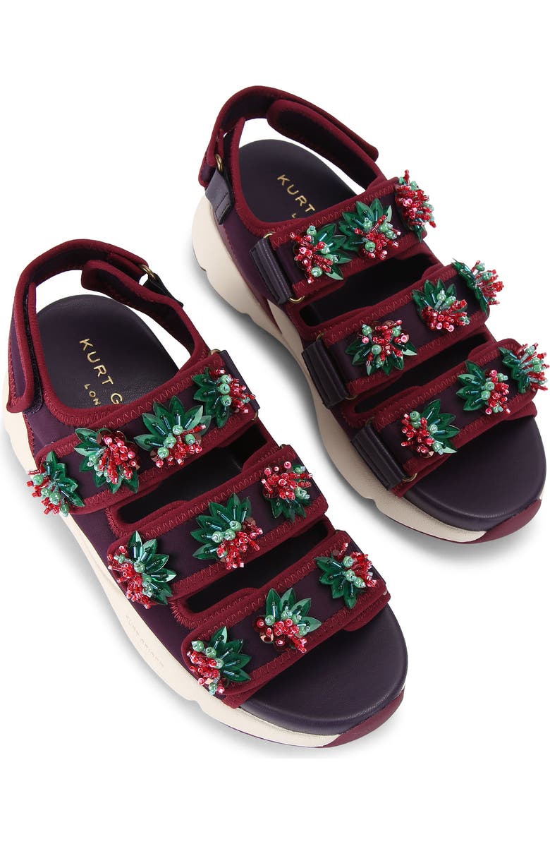 Kurt Geiger London Beaded Slingback Sandal, Alternate, color,