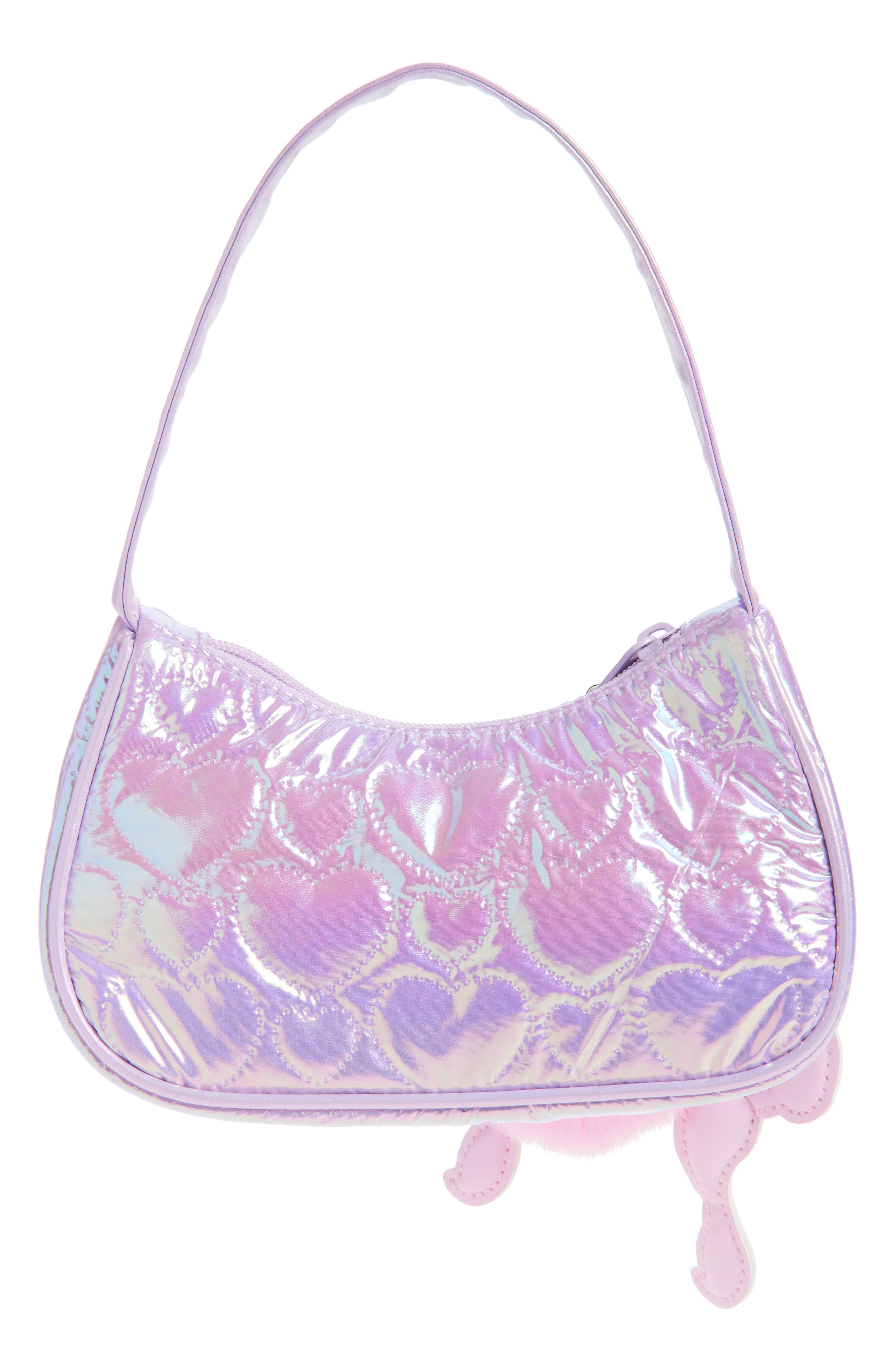 Ruby & Ry Kids' Heart Quilted Shoulder Bag, Alternate, color, 