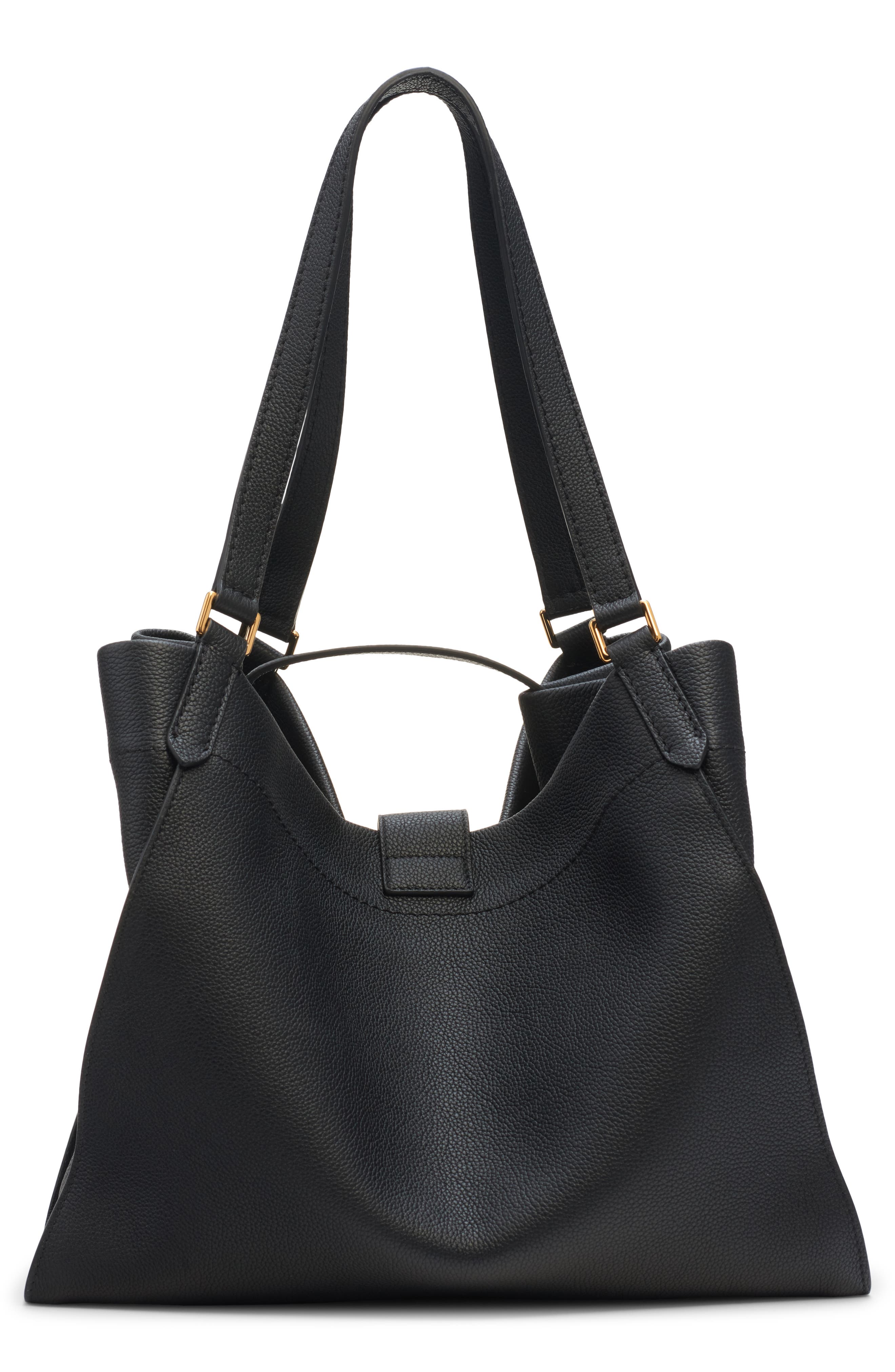 TOM FORD Large Tara Leather Tote, Alternate, color, 