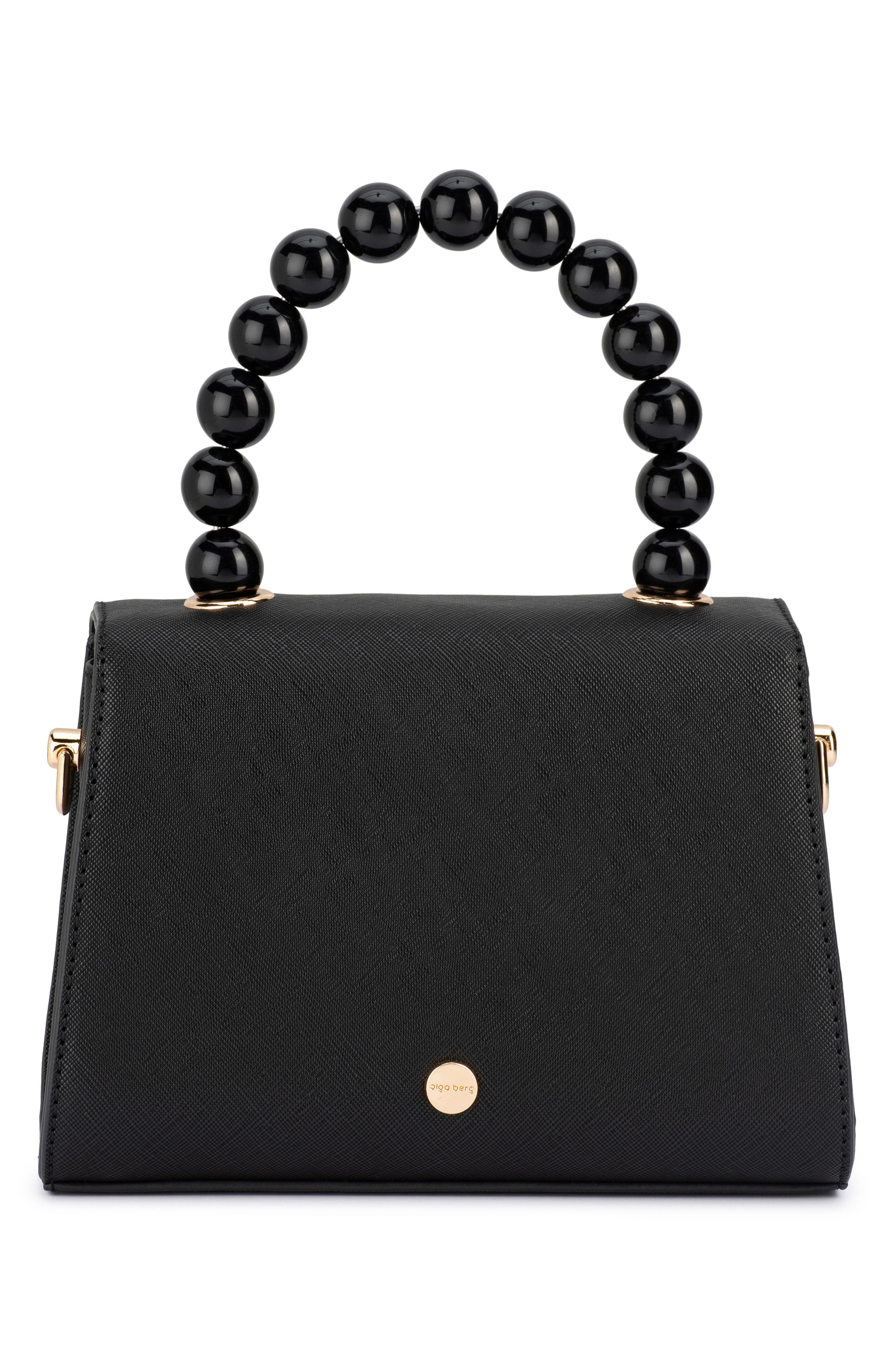 Olga Berg Wendy Acrylic Bead Top Handle Bag, Alternate, color, 