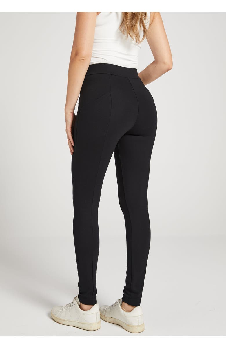 Betabrand Journey DPYP Dress Pant Yoga Pant | Skinny, Alternate, color, Black