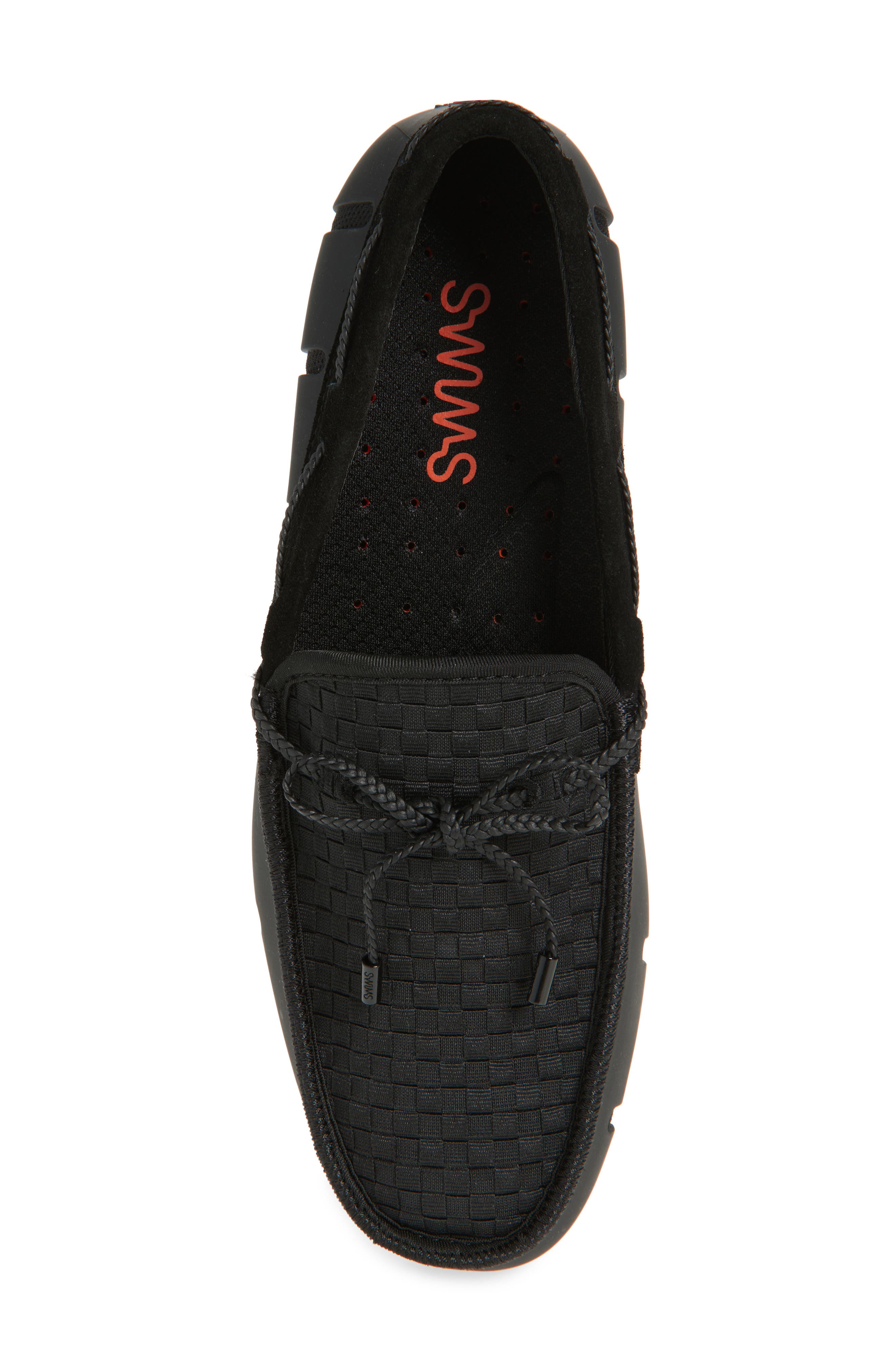 Swims Woven Driving Loafer, Alternate, color, Black