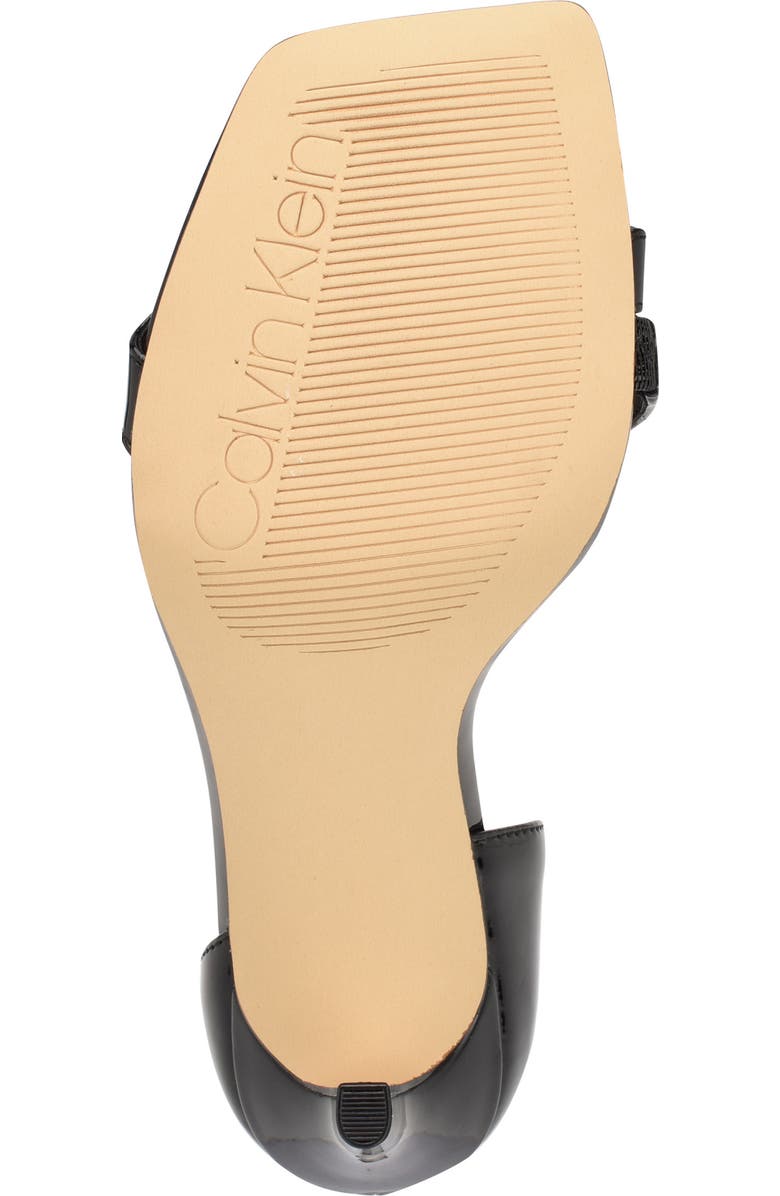 Calvin Klein Tracy Patent Sandal, Alternate, color,