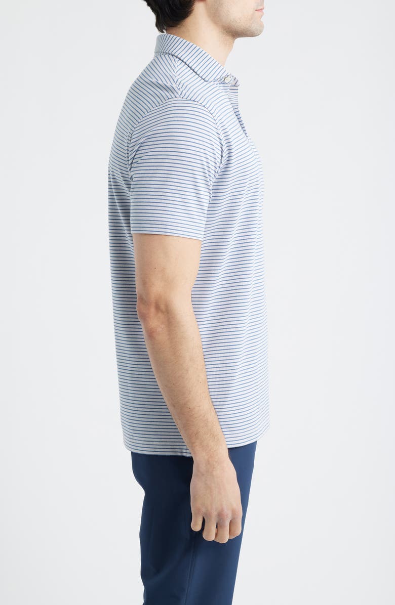 Peter Millar Crown Crafted Albatross Pima Cotton Blend Polo, Alternate, color, Gale Grey