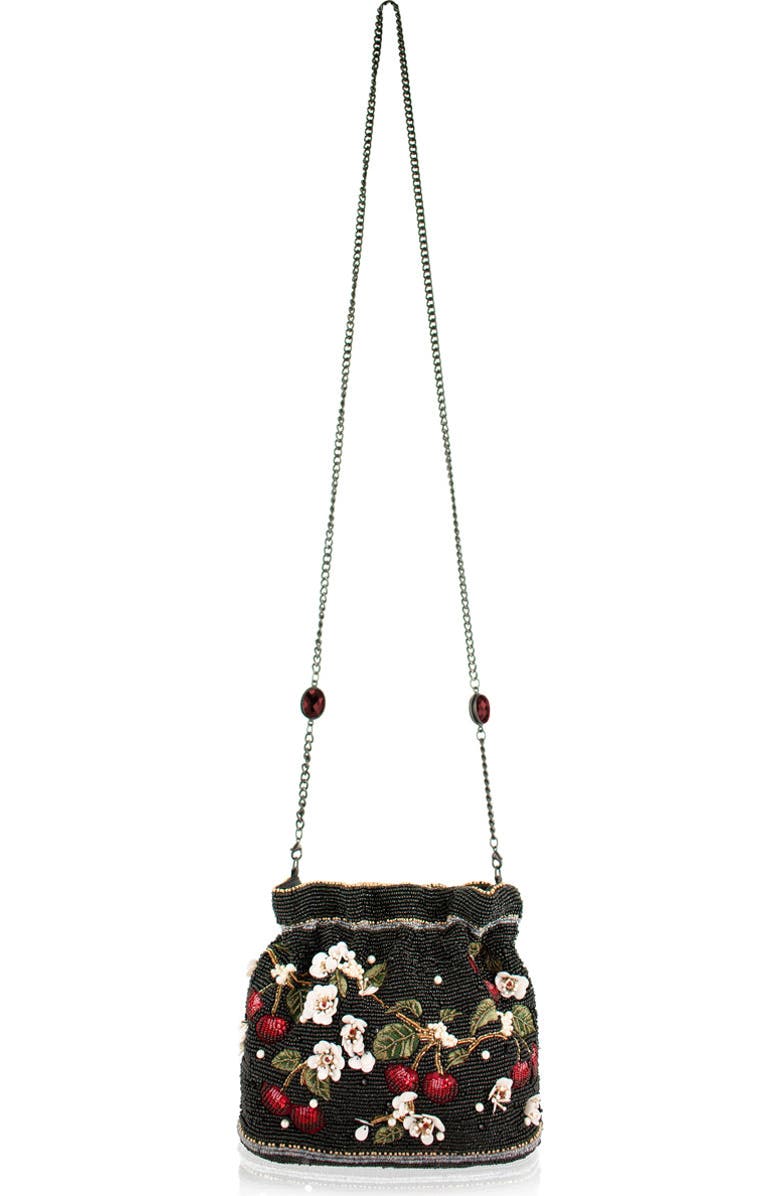 Mary Frances Accessories Sweet & Tart Crossbody Handbag, Alternate, color, Black