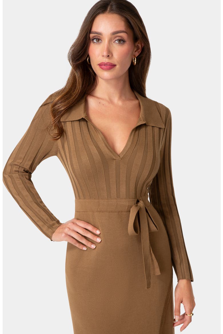 Sweater Maxi Dress, Alternate, color, MOCHA