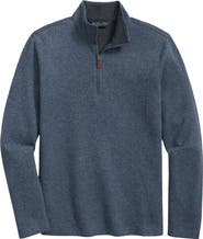 Brooks Brothers Herringbone Double Face Half Zip