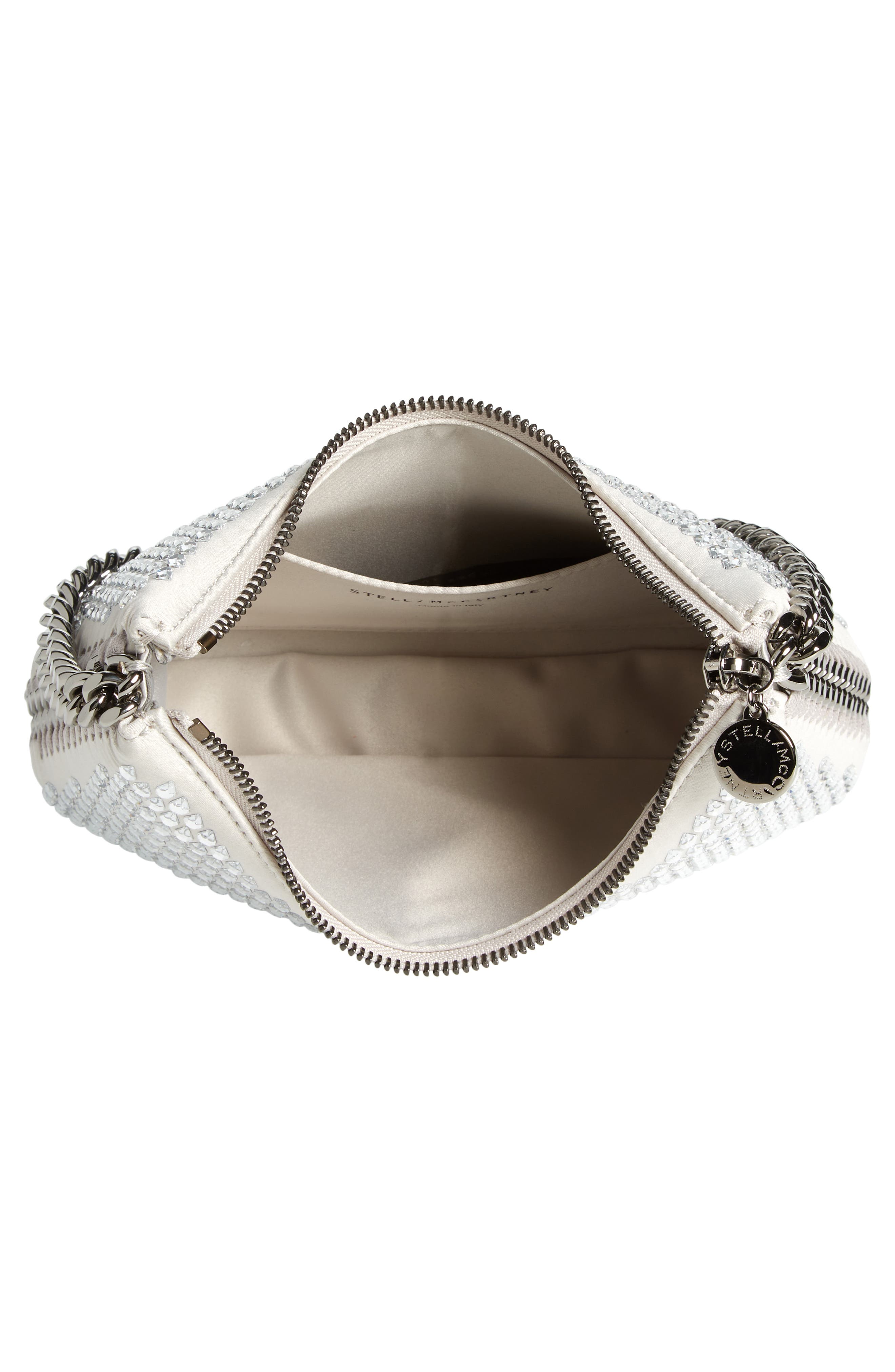 Stella McCartney Mini Falabella Embellished Shoulder Bag, Alternate, color, 