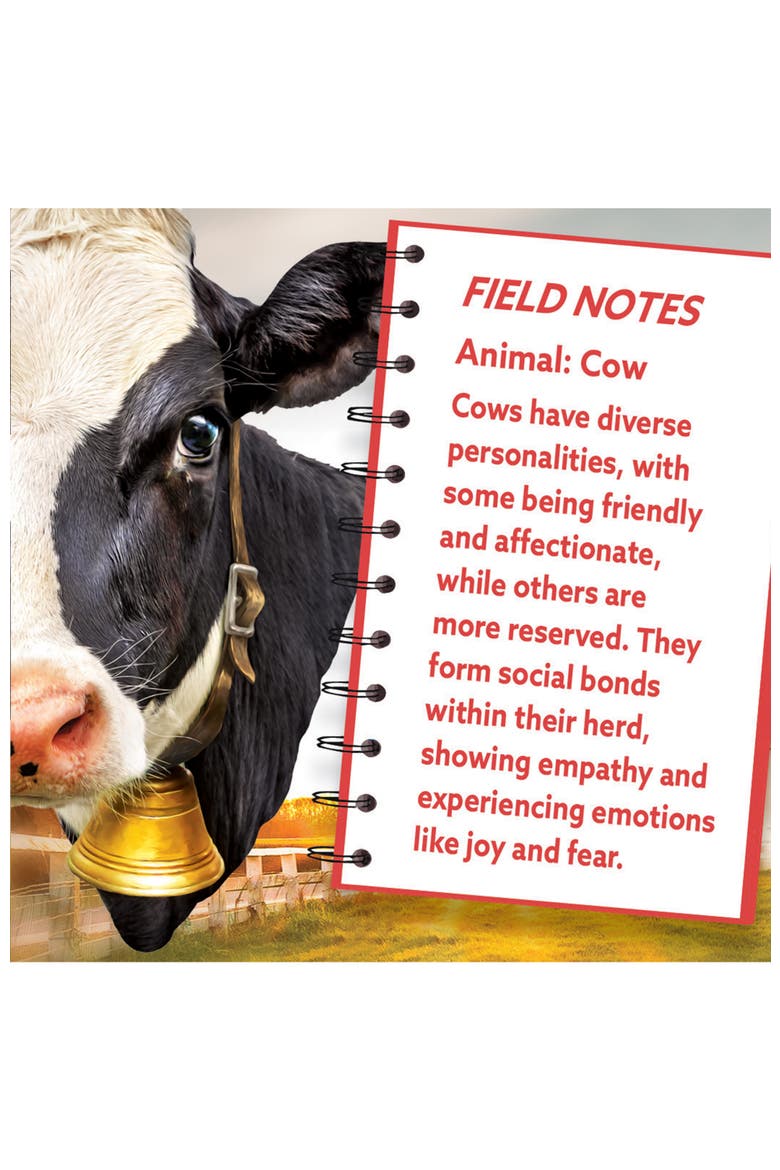 Cow 100 Piece Shaped Jigsaw Puzzle, Alternate, color, Multicolor