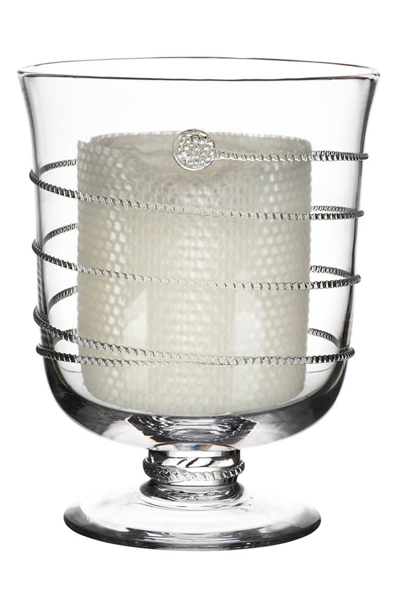 Juliska Amalia Hurricane Vase, Alternate, color, Clear