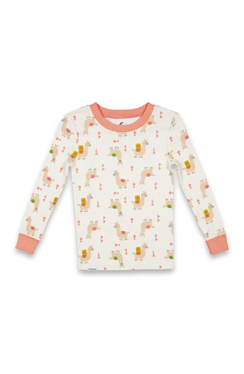 SGI Apparel Free 2 Dream Llama Pajama 2-Piece Set, Alternate, color, 