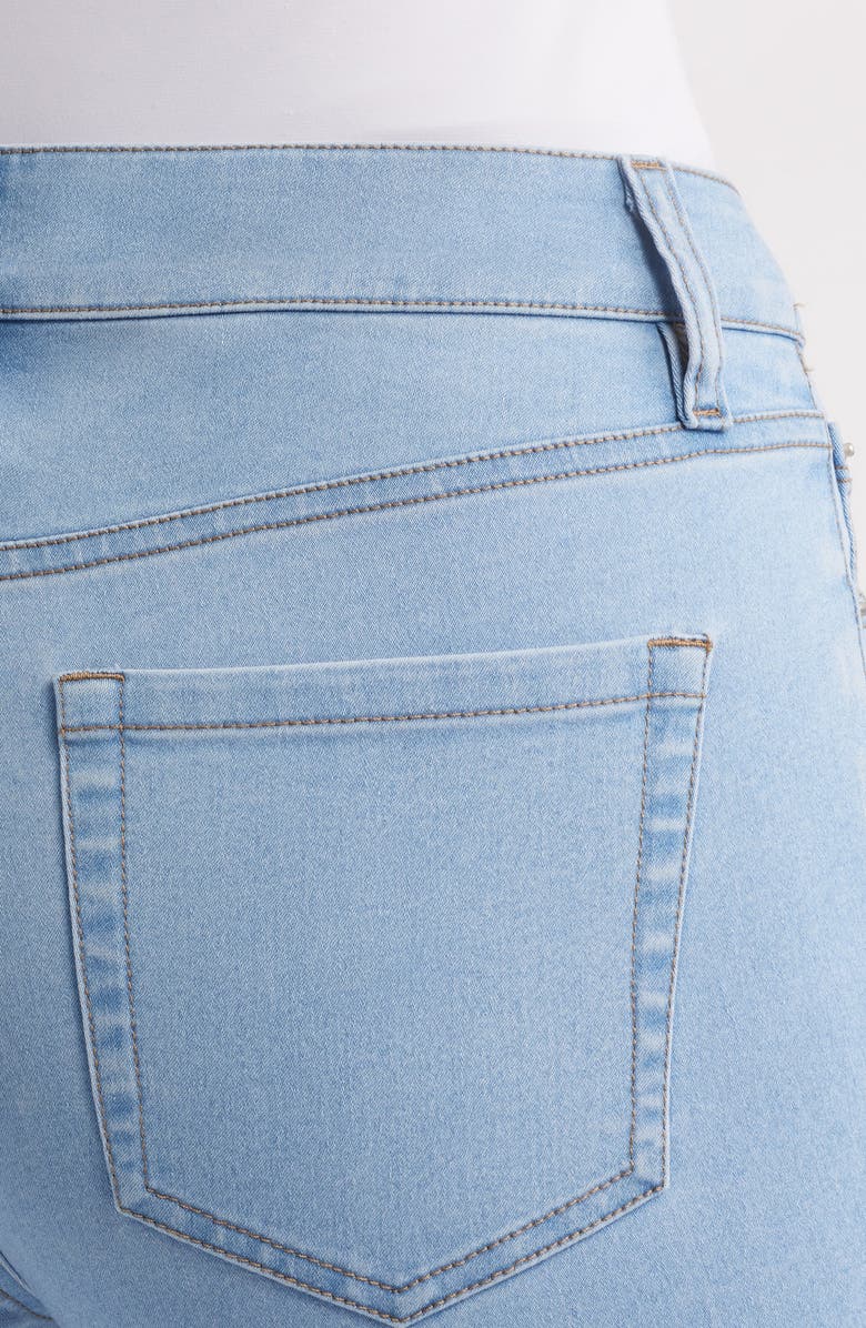 Anne Klein Ankle Slim Straight Leg Jeans, Alternate, color, 