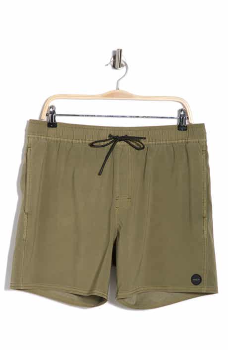 RVCA Pigment-Dyed Elastic Waist Shorts