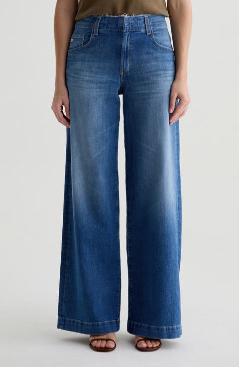 パンツ ASPESI Woman Pants Blue G0156G857A9 1998 ASPESI Wide-Leg Pants for Women - Shop on FARFETCH
