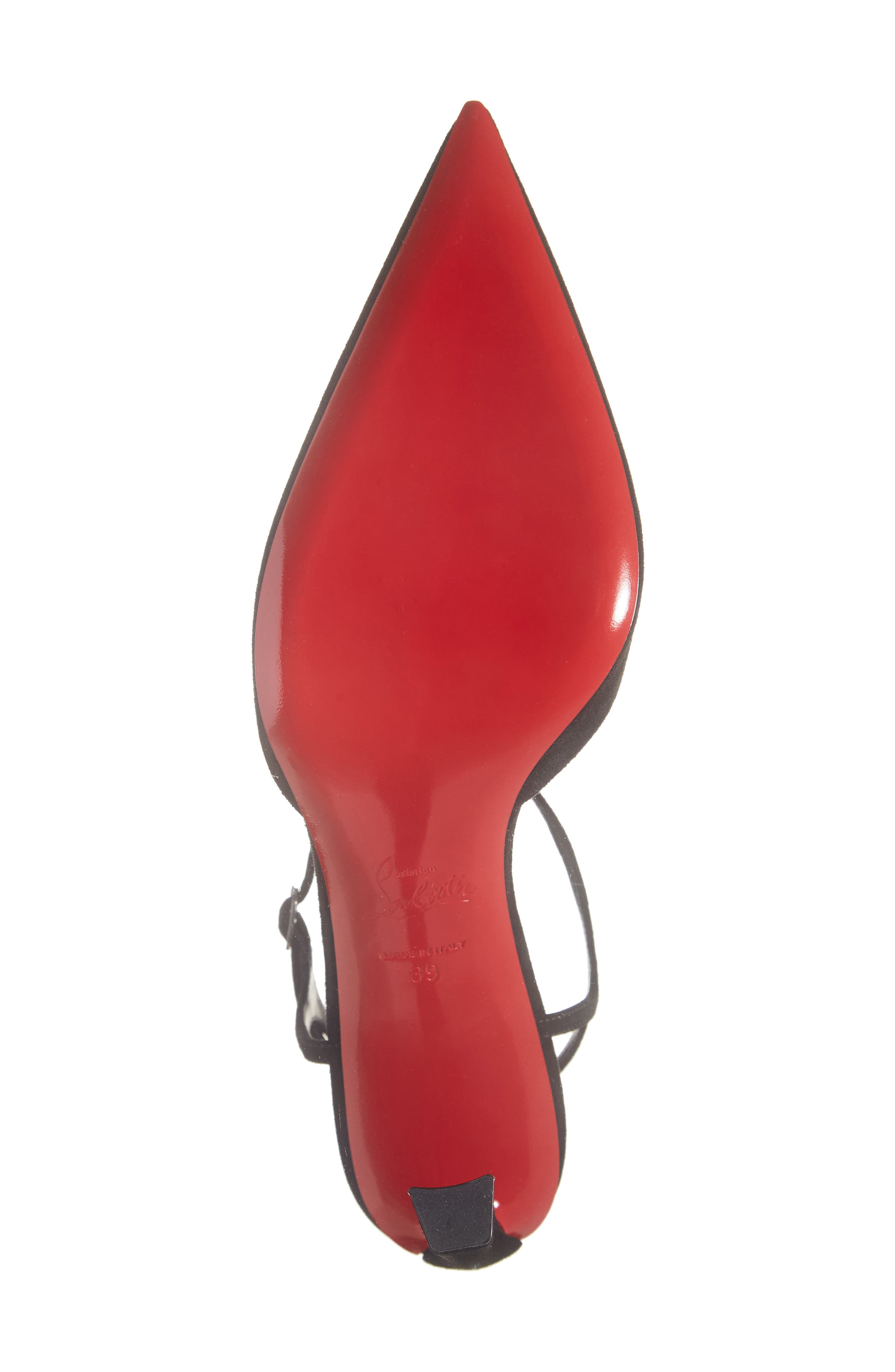 Christian Louboutin Condora Riviera Ankle Strap Pump, Alternate, color, Black/ Lin Black