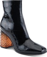 AZURA BY SPRING STEP Longoria Square Toe Bootie