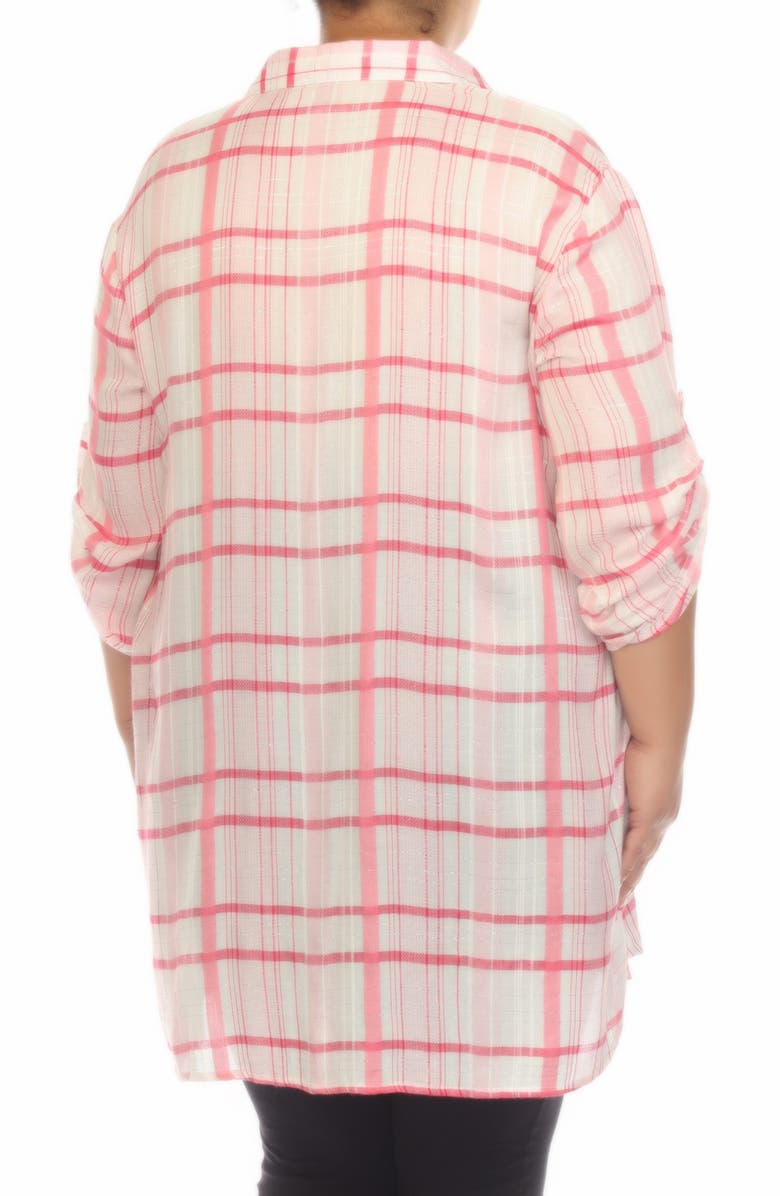 BOHO ME Check Print Shirtdress | Nordstromrack