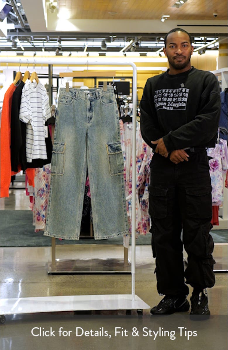 Kids' Myles Baggy Cargo Jeans, sales video thumbnail