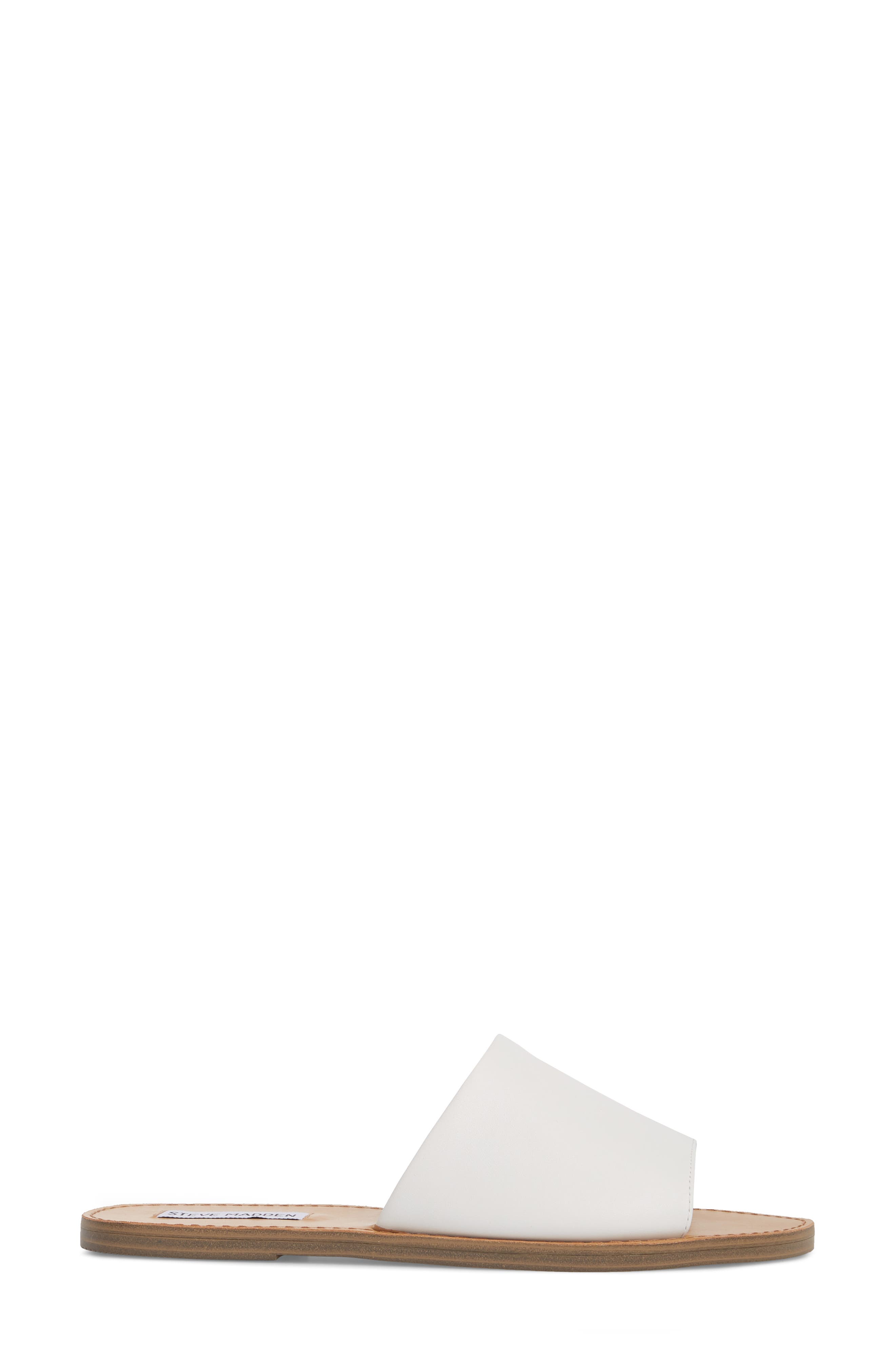 Grace Slide Sandal, Alternate, color, WHITE LEATHER