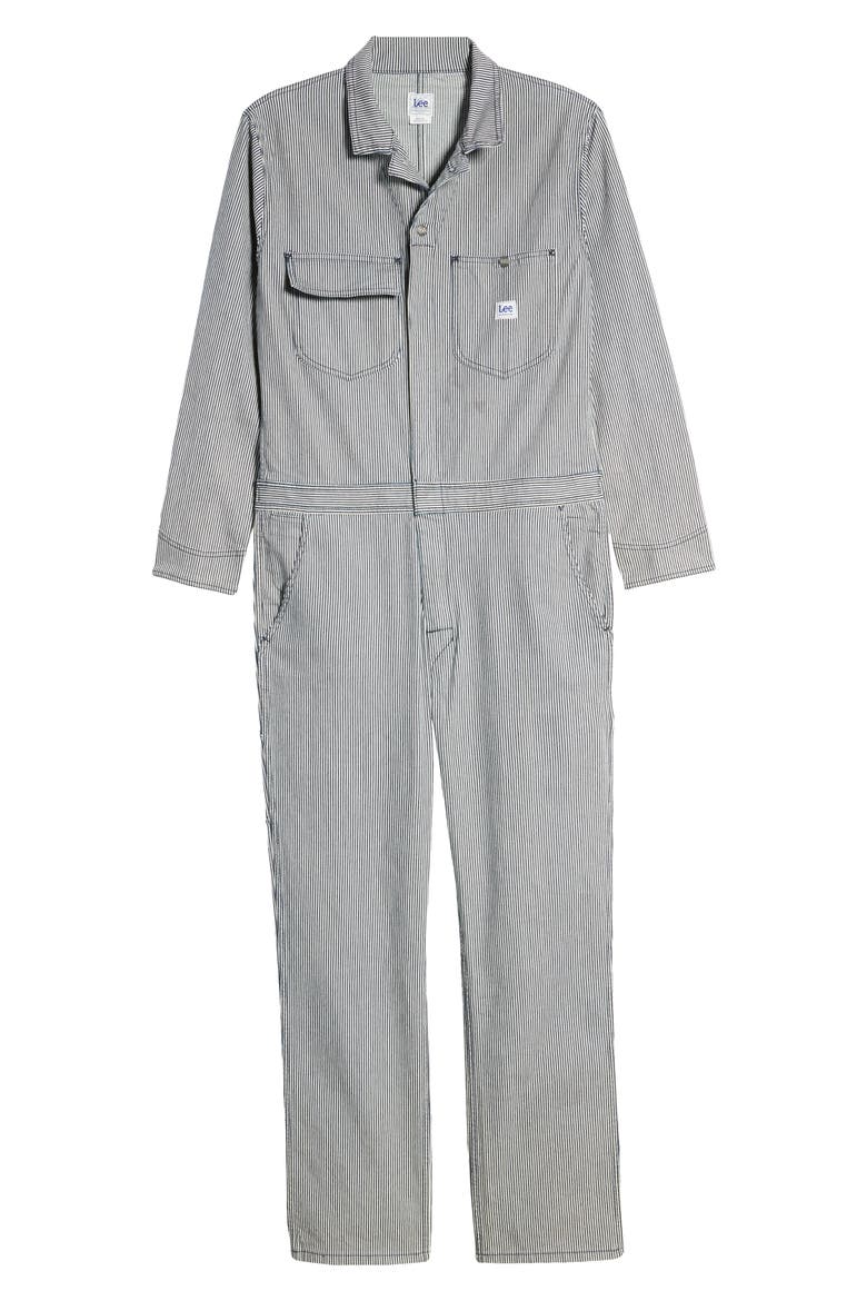 Union-All Slim Coveralls, Alternate, color, RAILROAD STRIPE