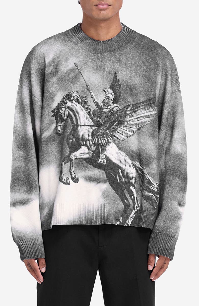 Represent Bellerophon Cotton & Wool Sweater, Main, color,