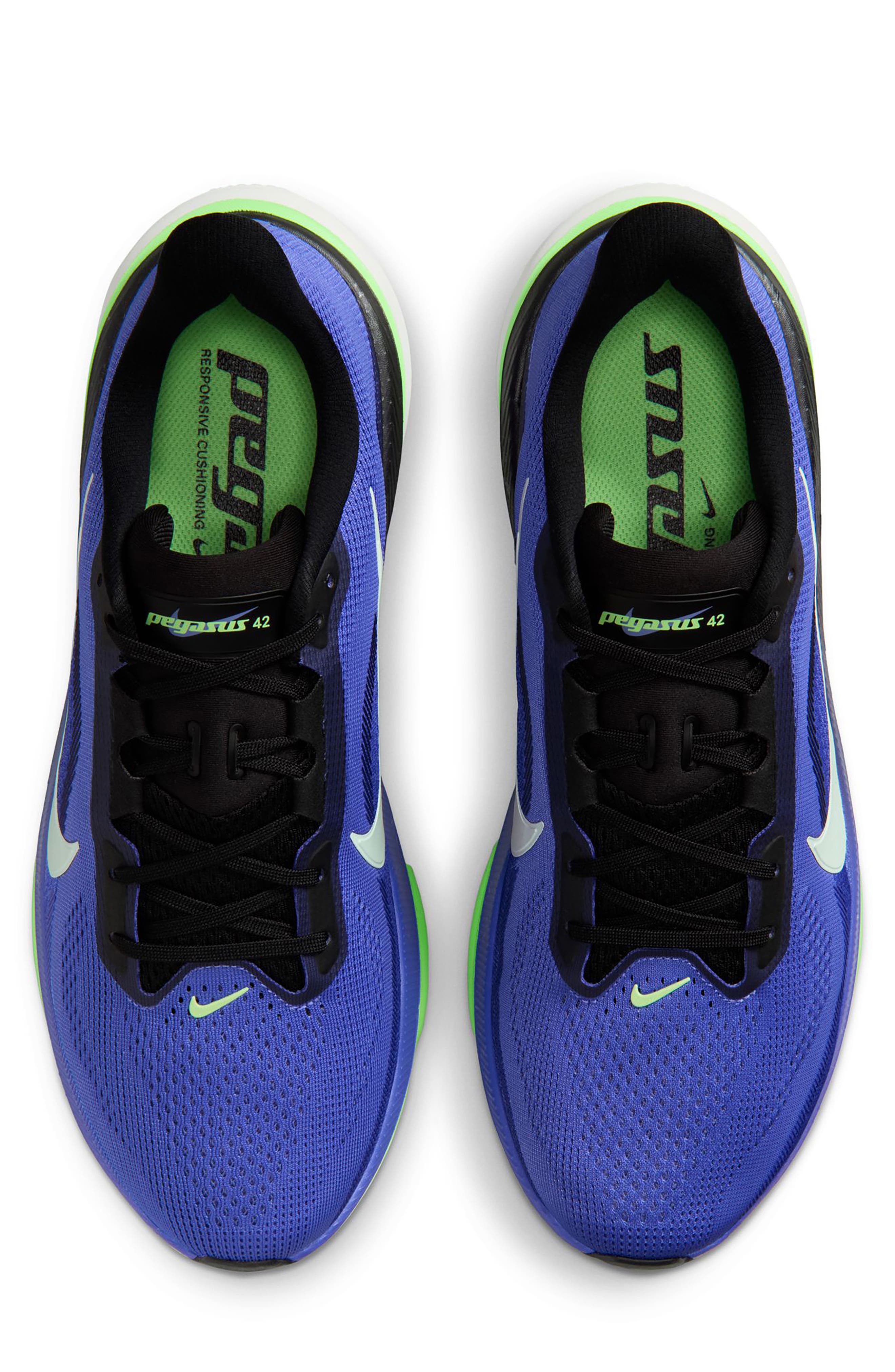 Pegasus 42 Running Shoe, Alternate, color, SAPPHIRE/ SUMMIT WHITE