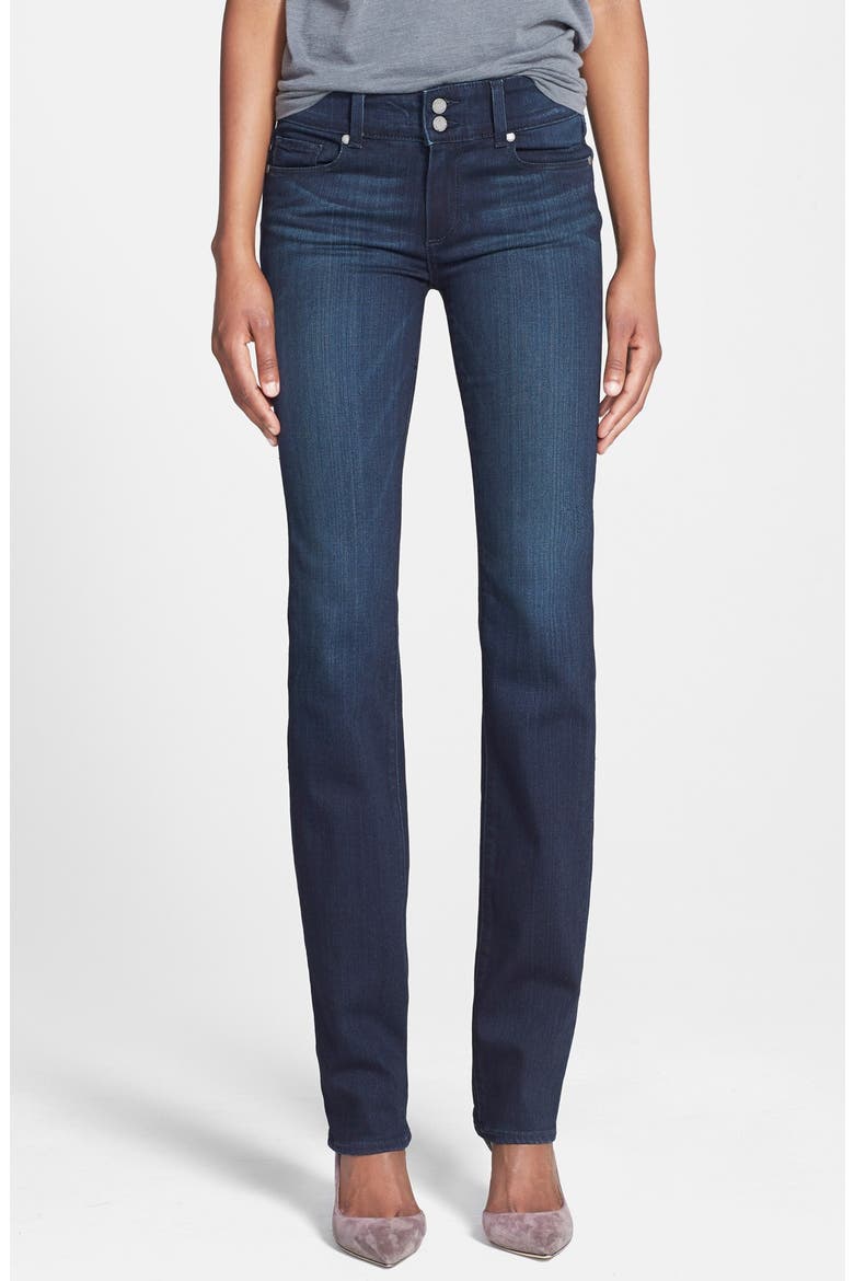 Denim 'Transcend - Hidden Hills' High Rise Straight Leg Jeans, Main, color, MIDLAKE
