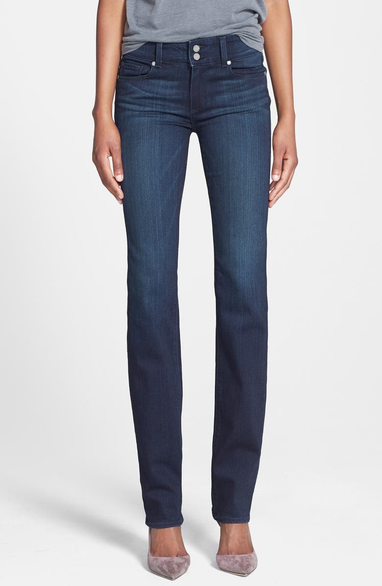 PAIGE Denim 'Transcend - Hidden Hills' High Rise Straight Leg Jeans, Main, color,