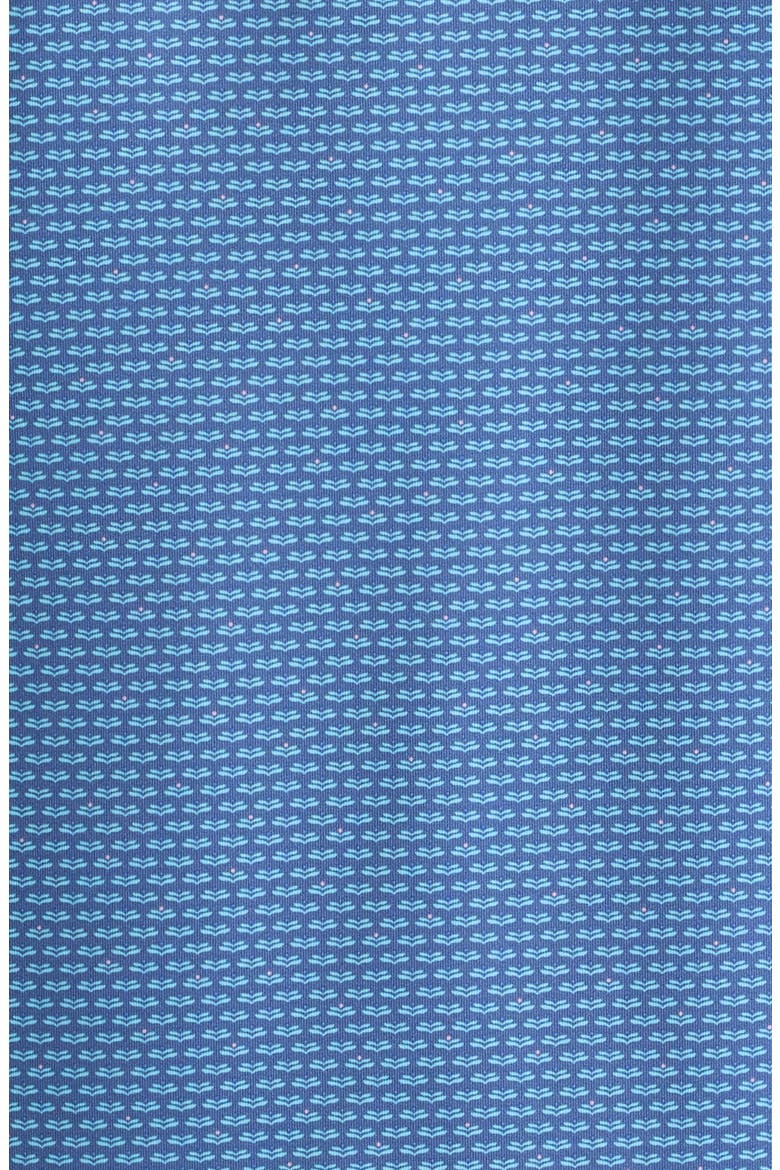 Hague Summer Comfort Microprint Performance Jersey Polo, Alternate, color, BALI BLUE