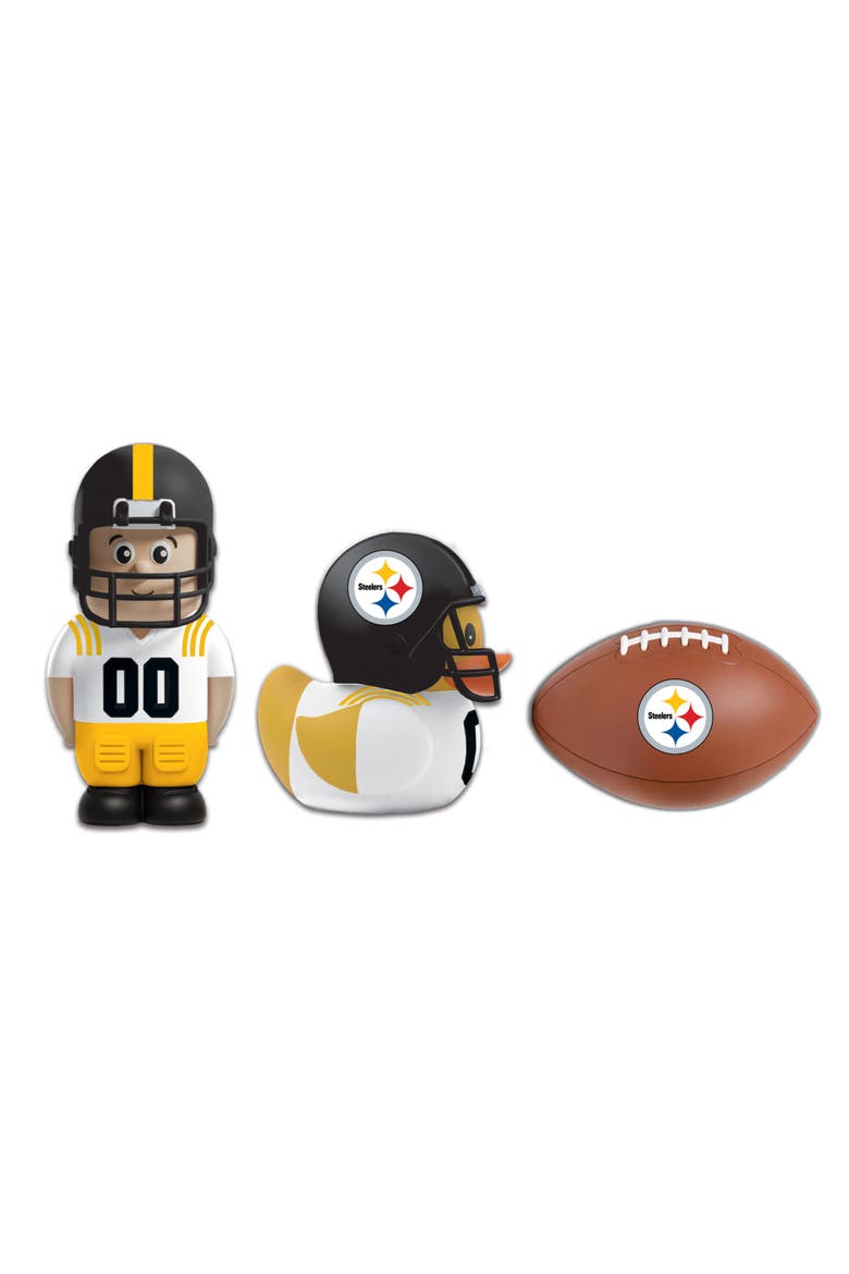 Pittsburgh Steelers NFL Bath Toys, Alternate, color, Multicolor