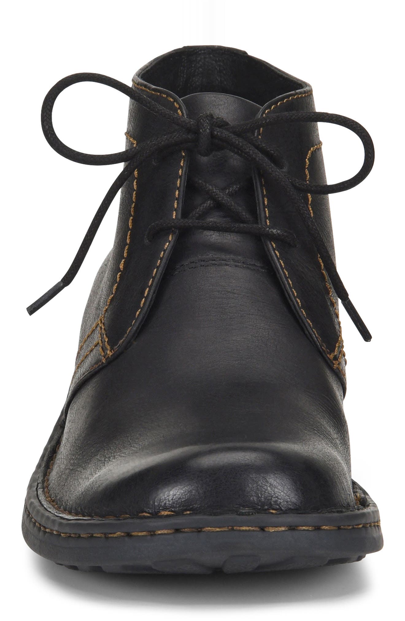 Børn 'Harrison' Chukka Boot, Alternate, color, Black Leather