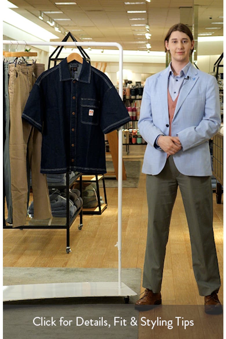 Short Sleeve Denim Overshirt video