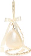 Simone Rocha Micro Egg Clutch with Imitation Pearl Strap