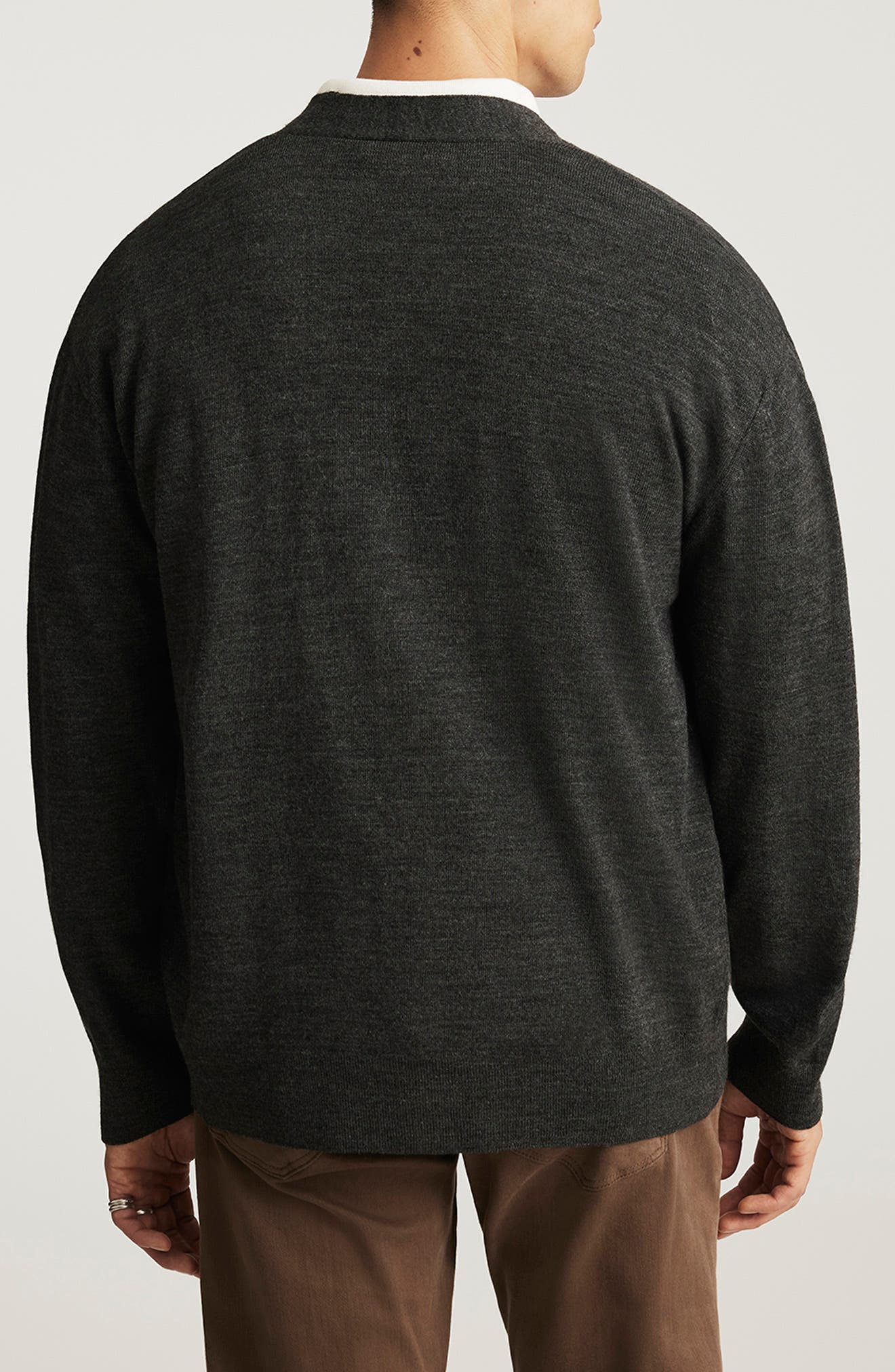 Relaxed V-Neck Cardigan - image 2