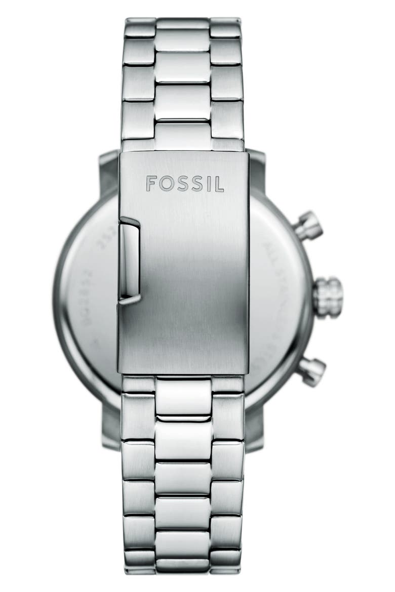Rhett Multifunction Stainless Steel Watch, Alternate, color, SILVER