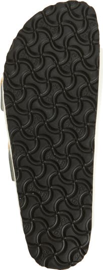 Arizona Hammered Big Buckle Slide Sandal